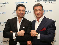 Giuseppe Aquila e Sylvester Stallone